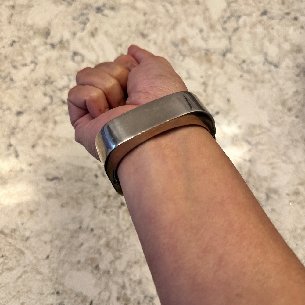 Multicolor Inlay Silver Band - Picture 11 of 12